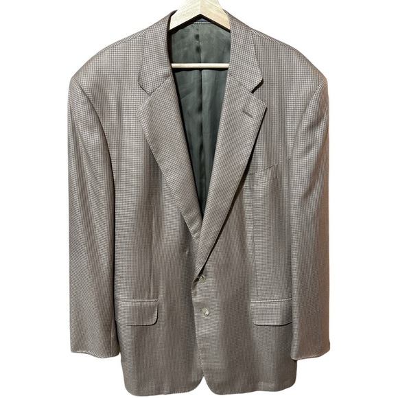 EUC - Ermenegildo Zegna Silk/Wool Sport Coat - Custom Tailored Size 44